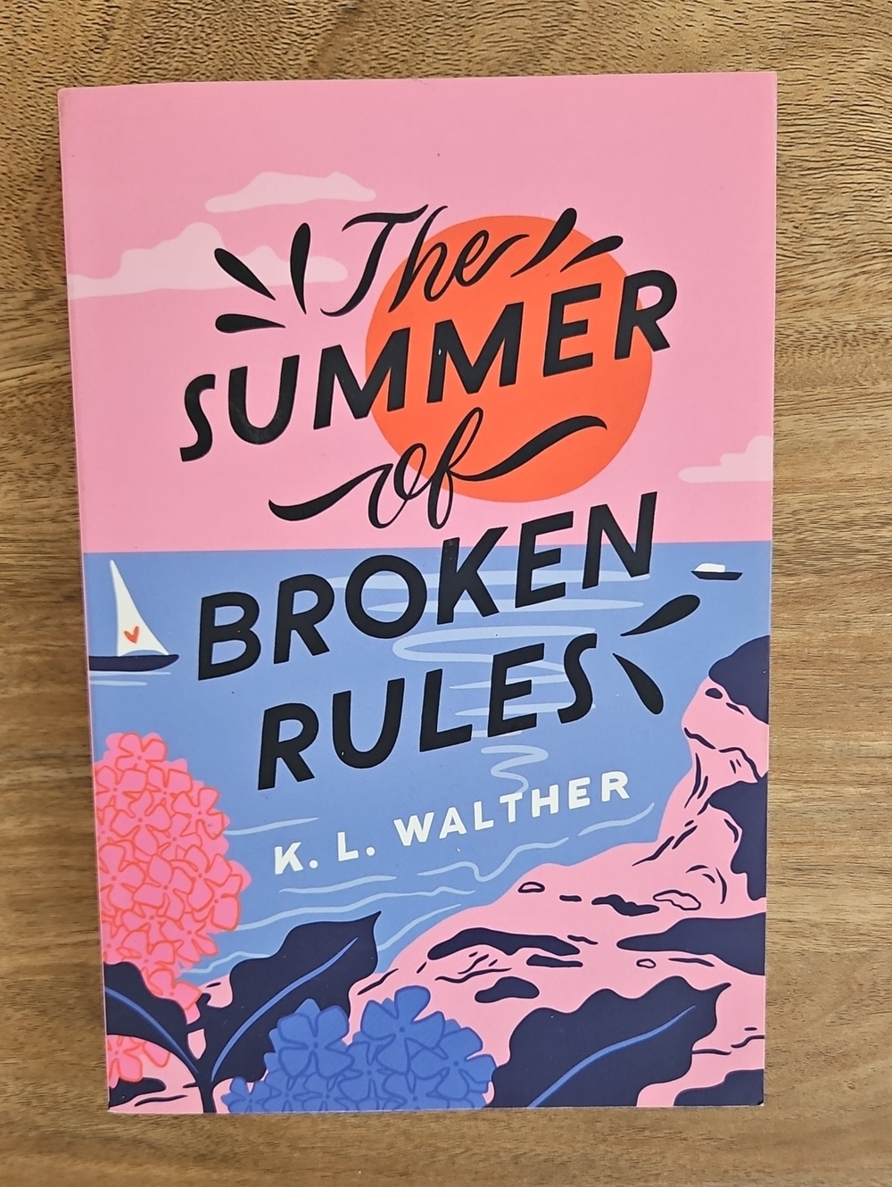 BOOK | The Summer of Broken Rules by K.L. Walther — Pink & Blue Paperback